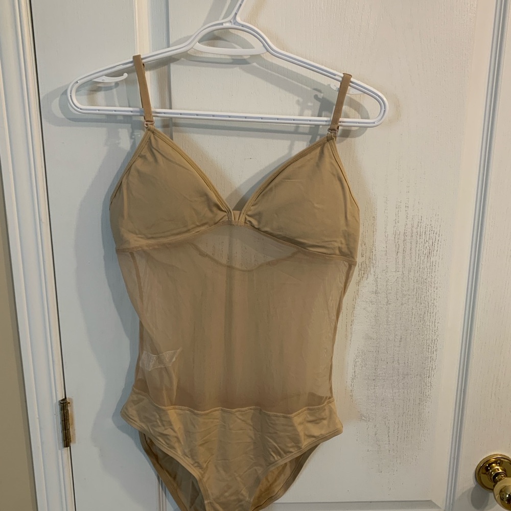 Capezio dance leotard Sheer Tan